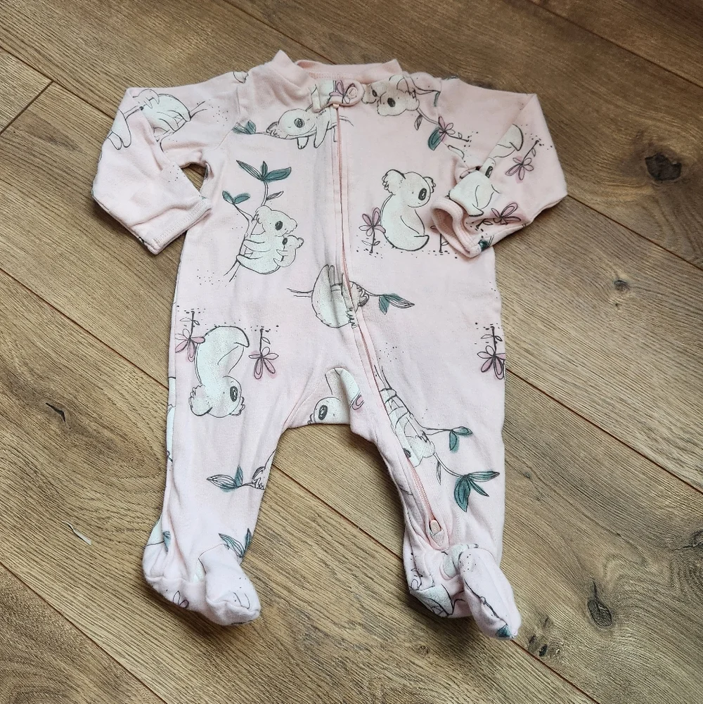 Carter's 3m Girls Koala Footie Pajamas